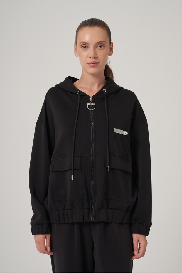 Kapüşonlu Ceket - 1
