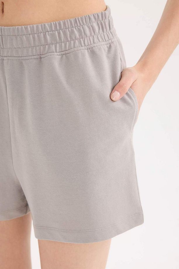 Beli Lastikli Cepli Düz Paça Şort U3357az25sm - 5