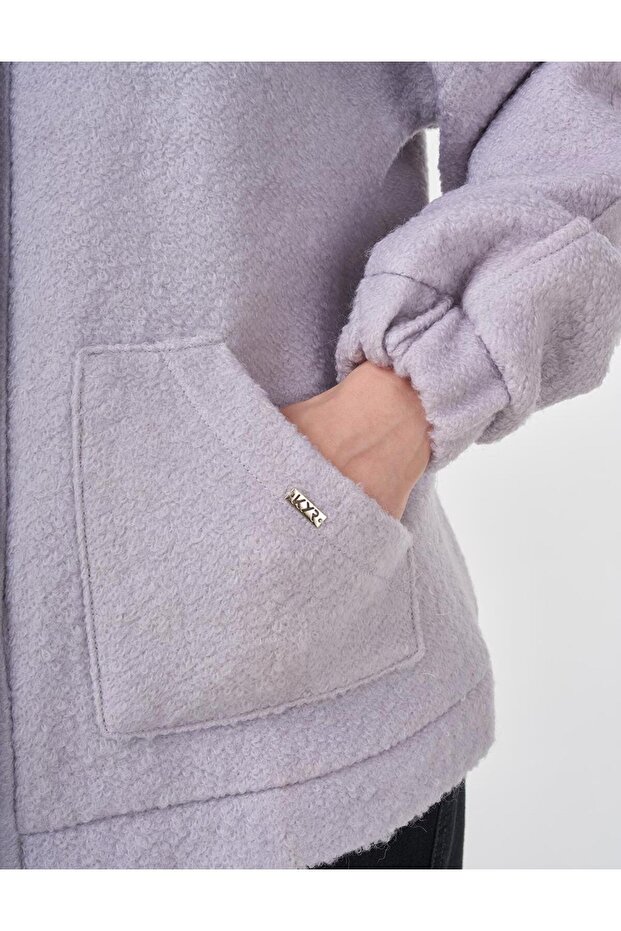 سترة بومبر بإغلاق سريع أرجواني فاتح - 7