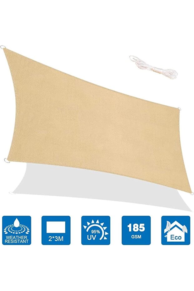 Rectangular Sun Shade Sail from - 2