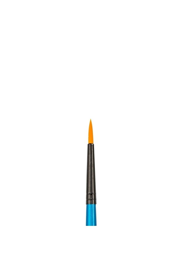 111 Series - Golden Synthetic Bristle Round Brush No: 3/0 (1 Piece)