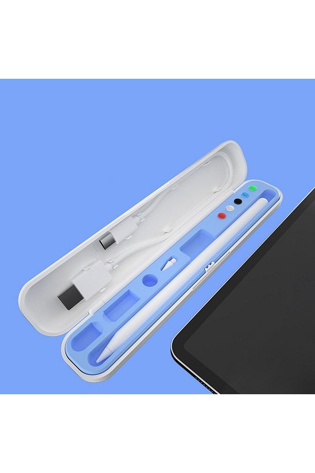 Apple Pencil Kalem Kutusu Pencil Pro Uyumlu Stylus Dokunmatik Tablet Kalem Kutusu Çantası - 3