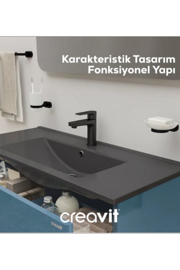 Sr1500s Sharp Lavabo Armatürü - Mat Siyah - 2
