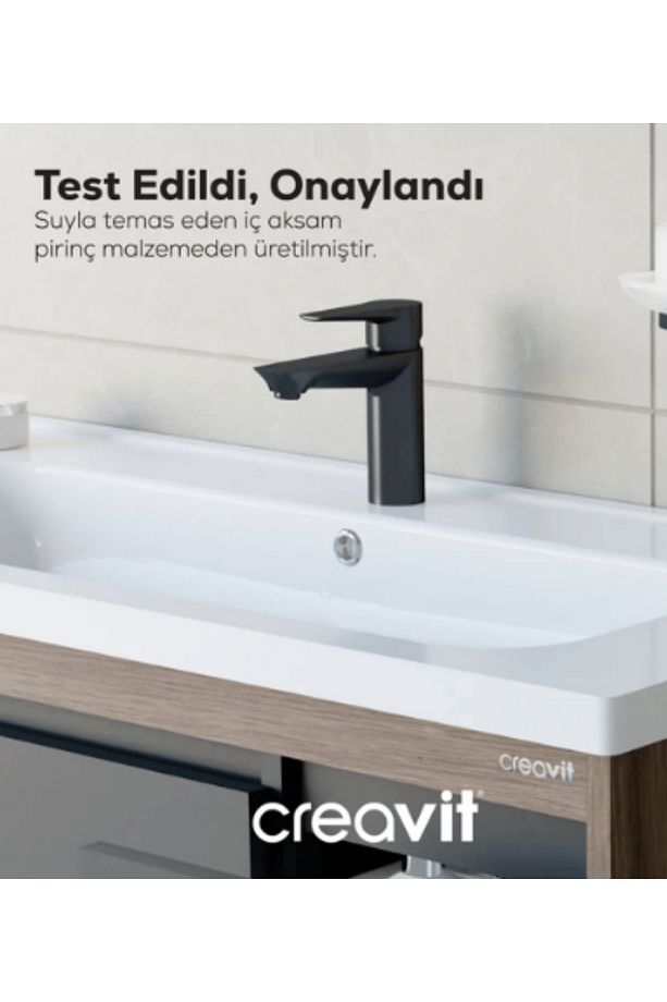Sr1500s Sharp Lavabo Armatürü - Mat Siyah - 3