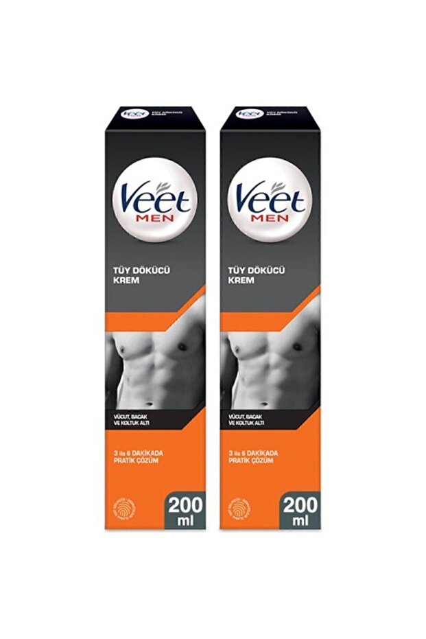 Erkeklere Özel Tüy Dökücü Krem 200ml X 2 Adet - 1