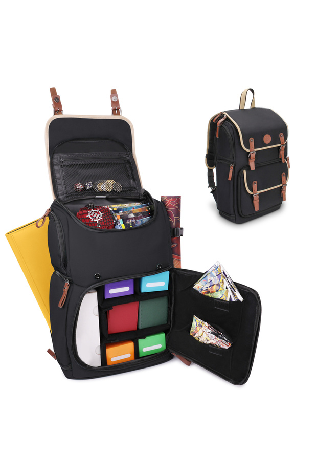 TCG Canvas Backpack Black 38cm