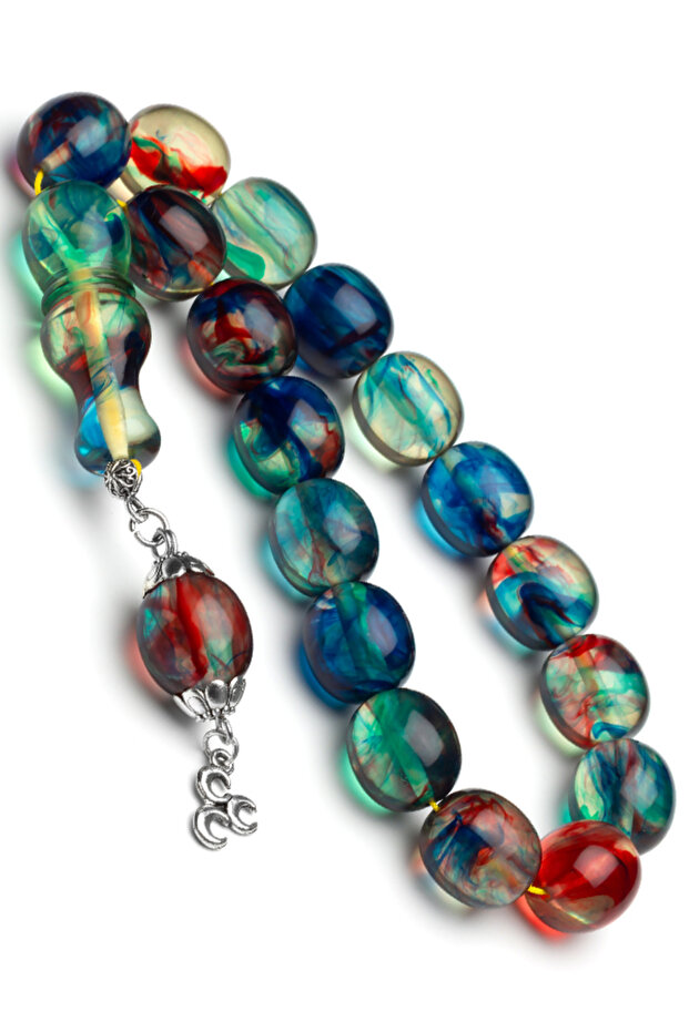Men's Gift 14X15Mm 3 Crescent Tassel Mascot Boy Rosary, Efe Rosary