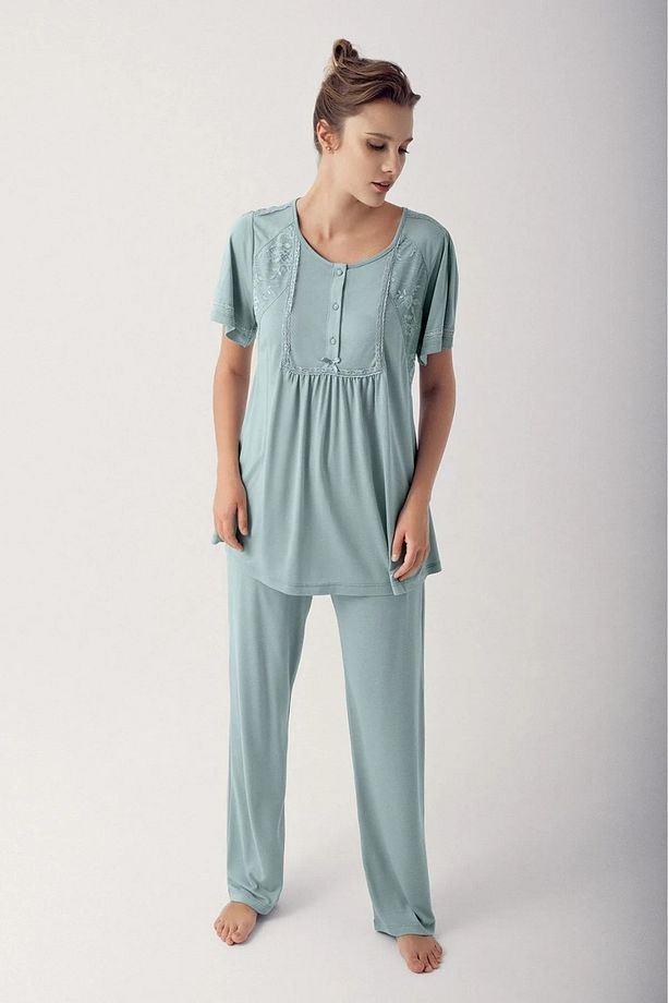 kristal penye pijama takımı - 3
