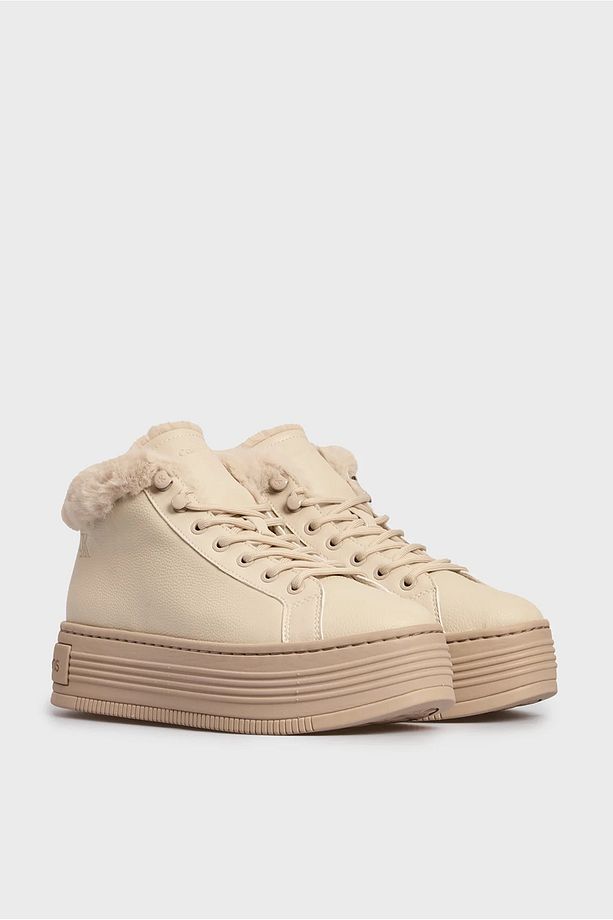 BOLD PLATF LOW LACEUP MG LTH Kadın Bot - 2