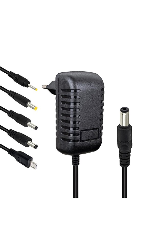 Slx-52a 5-9-12 Volt - 2 Amper Çok Uçlu Telefon Tablet Pc Akü Akıllı Şarj Adaptörü - 2