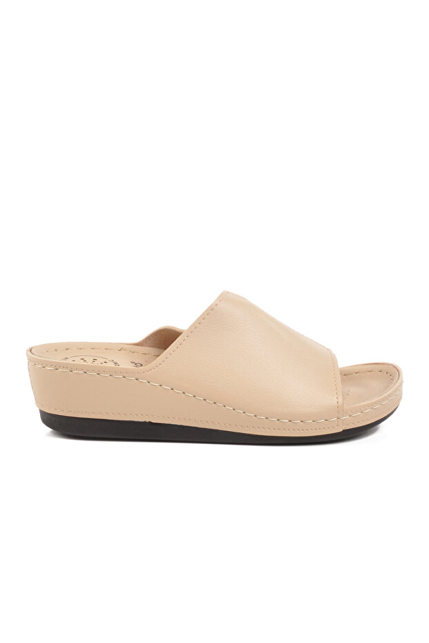 Beige Anatomical Women's Slippers 15.069 Z