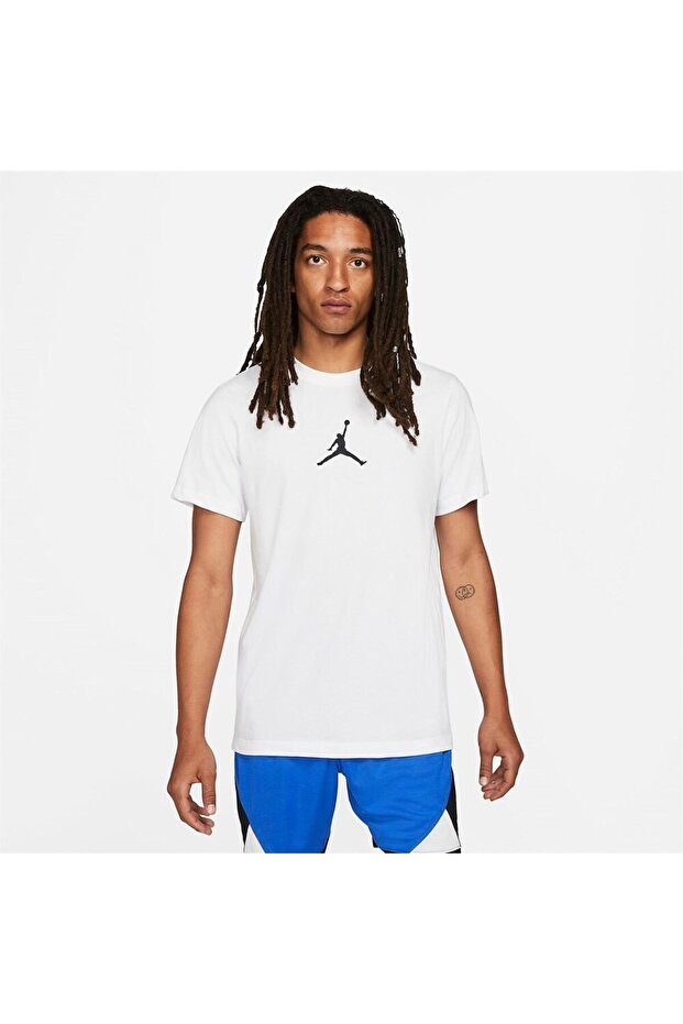 M J Jumpman Df Ss Crew Men's White T-Shirt - Cw5190-102