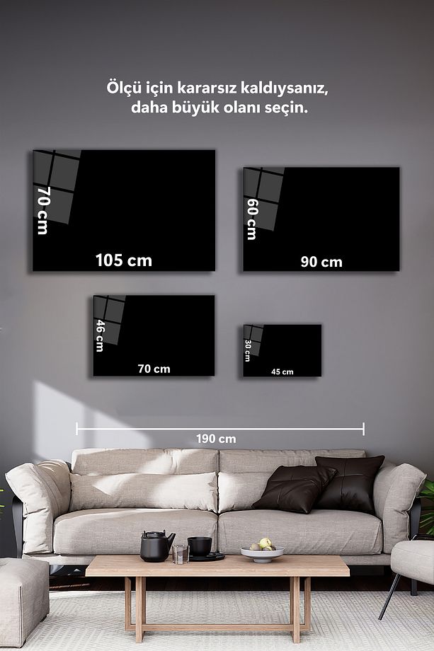 Pembe Nilüfer Çiçekleri Yatay Cam Tablo, Modern Ev Ofis Dekoru, Hediyelik Duvar Dekorasyonu Kırılmaz - 5