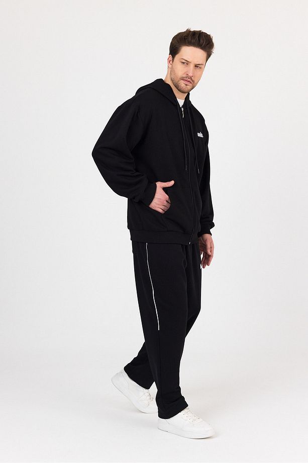 Erkek Basic Kapüşonlu Sweat - 5