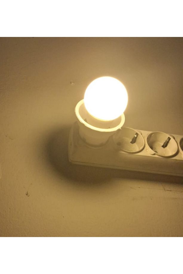 SARI 3 WATT E-27 DUY LED GECE LAMBASI 1 ADET - 1