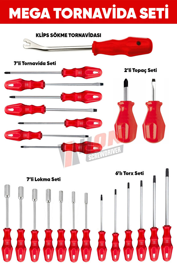 23 Parça Tornavida Seti - 1