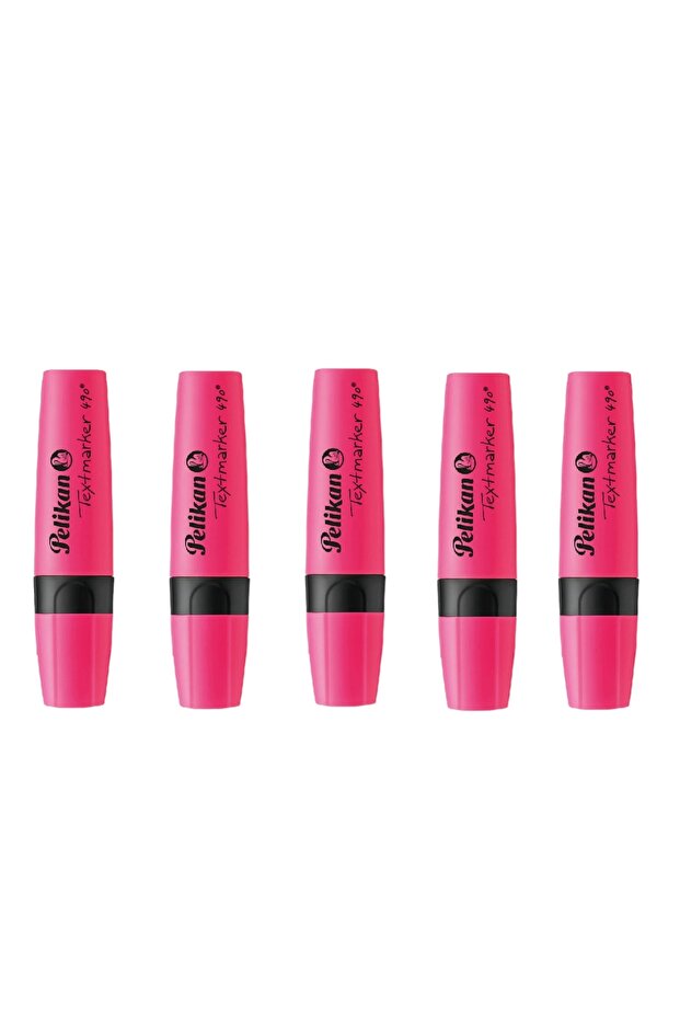 PELIKAN 490 FLUORESCENT MARKING PEN PINK (5 Pieces)