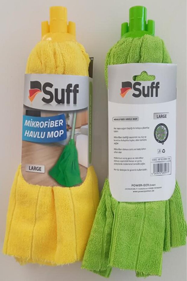 2 Adet Mikrofiber Havlu Mop Large - 1