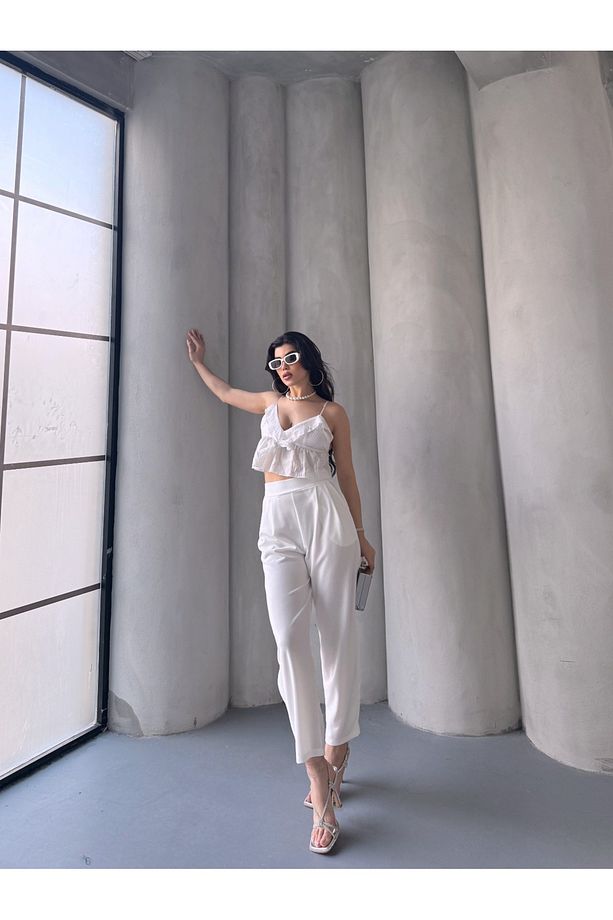 Daffodil Scuba Krep Likralı Harem Pantolon – Model Y052 - 1