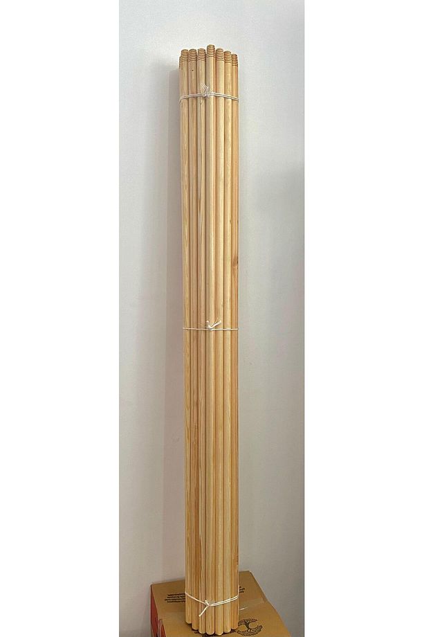 150cm Ağaç Çam Çekpas Sopası Fırça Sapı Süpürge Sapı Ürgen Sapı - 2