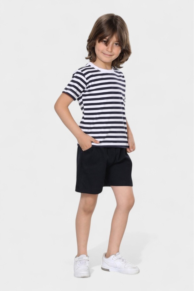 Organic Cotton Combed Cotton Shorts for Boys Aged 1-6 Years