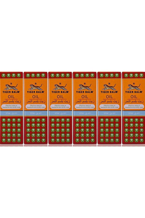 Oil For Headache And Stuffy Nose 57ml (Pack of 6)