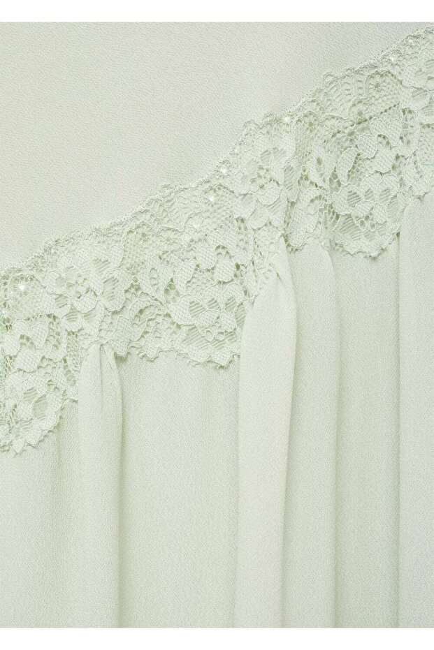 Dantelli elbise - 6