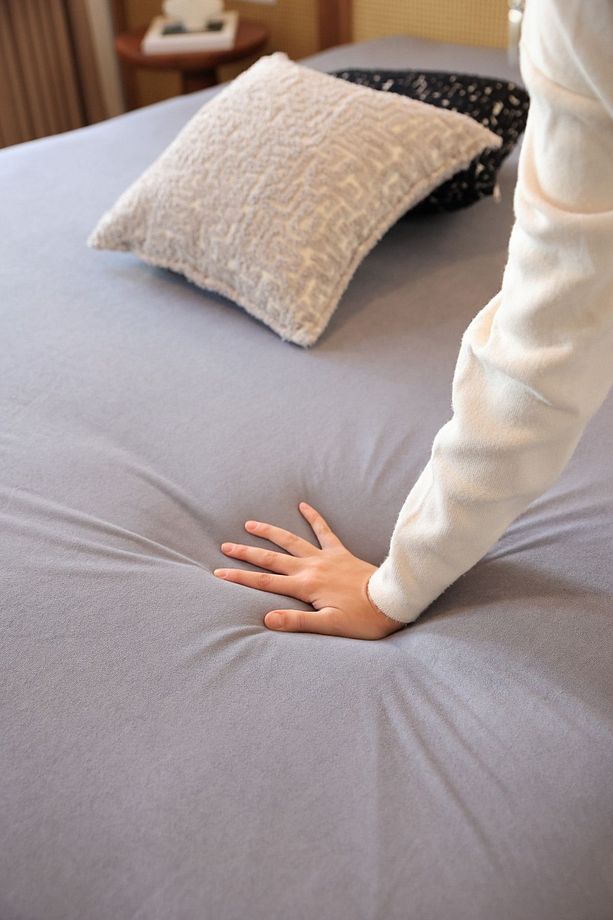 Protective Micro Su Sıvı Geçirmez Yatak Koruyucu Alez Çarşaf Tek Çift Battal Boy (200X220) - 4