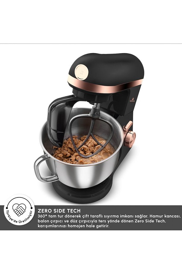 Çift Kollu Chef Pro Hamur Yoğurma , Karıştırma, Çırpma Stand Mikser & Mutfak Şefi 1750w 5 Litre - 7