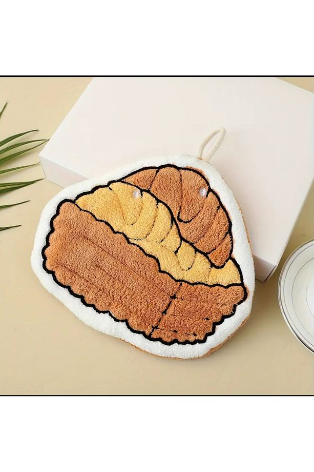 Croissant Desenli Mutfak Havlusu | Şık ve Fonksiyonel Askılı Pişirme Bezi/ Nihale/ Altlık - 2