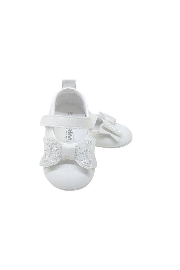 FREZYA MODEL HAKİKİ DERİ BEYAZ BEBEK BABET MAKOSEN AYAKKABI - 3