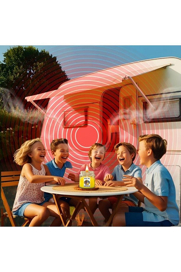 5 Adet Saksı Model Citronella Mum Limon Kokulu Sinek Kovan Mum Anti Sinek Aromaterapi Mum - 5