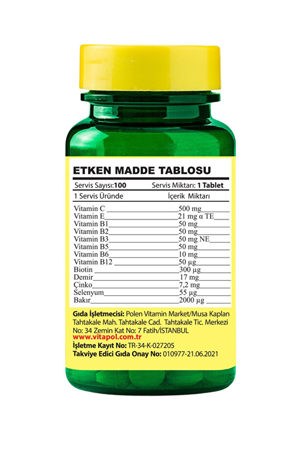 B Kompleks B Vitaminleri B Complex - 3