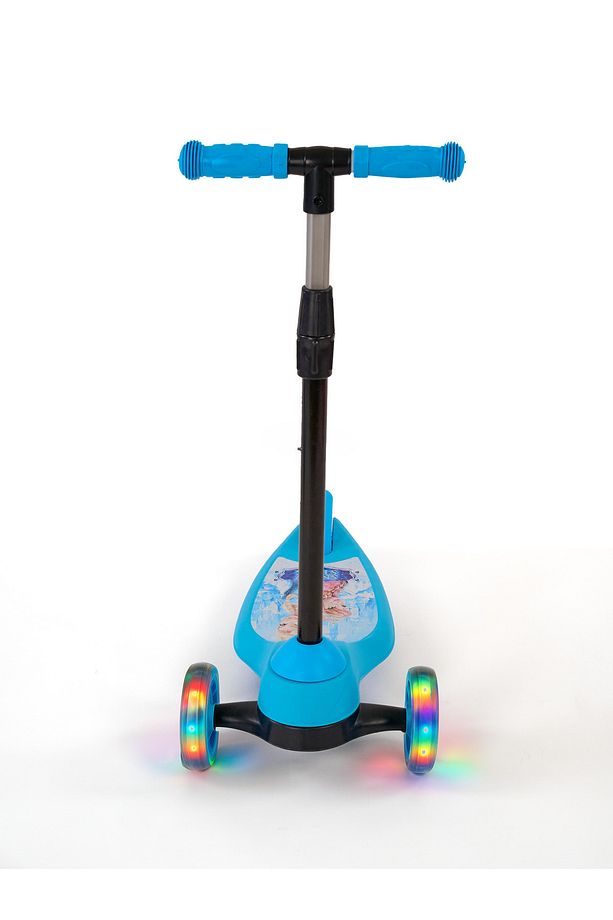 Frenli Denge Led Işıklı 3 Üç Tekerlekli Yükseklik Ayarlı Runner Twist Çocuk Scooter - 8