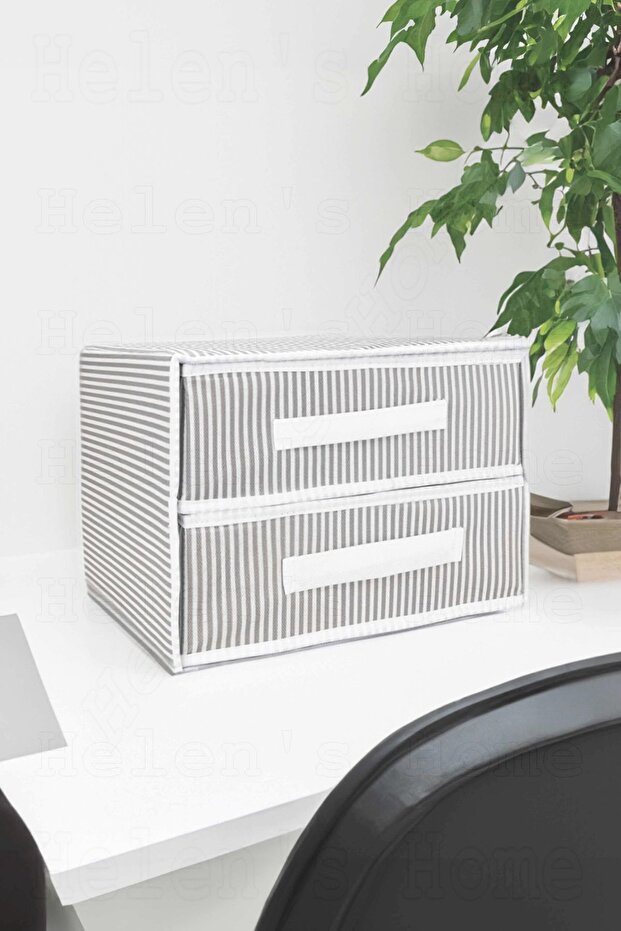 2 Tiers Closet Organizer Drawer Organizer Jewelry Underwear Bra Storage Box Organizer