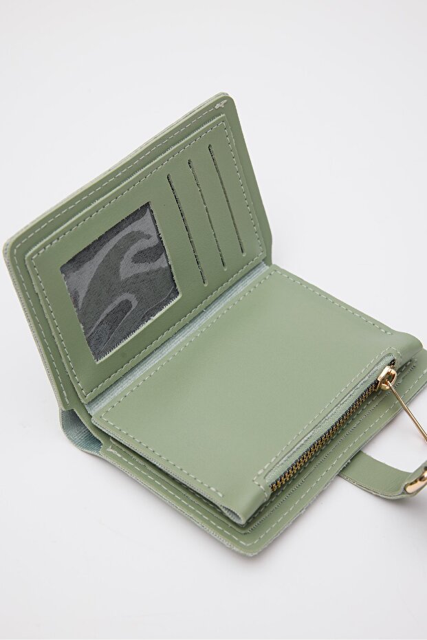 Afra Mint Renk Mini Cüzdan - 5