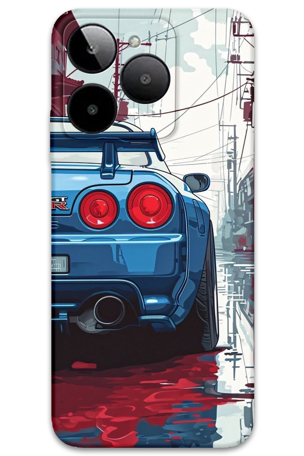 Gm Era 50 Compatible Car Patterned Phone Case + Screen Protector - 5761