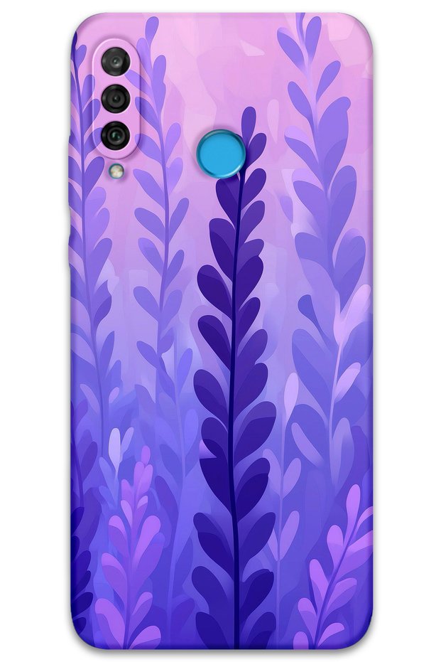 Huawei P30 Lite Compatible Flower Patterned Phone Case + Screen Protector - 5798