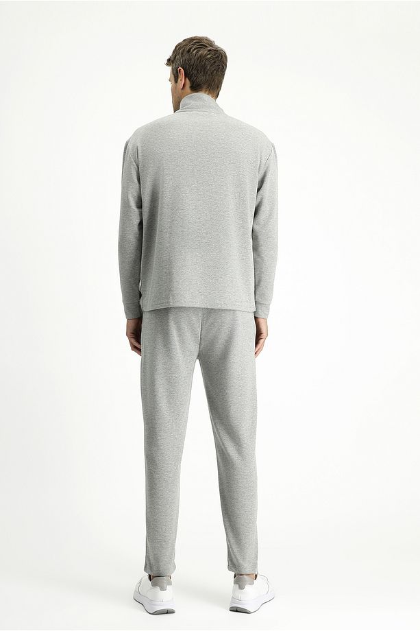 Regular Fit Desenli Pamuklu Sweatpant / Eşofman Altı - 5
