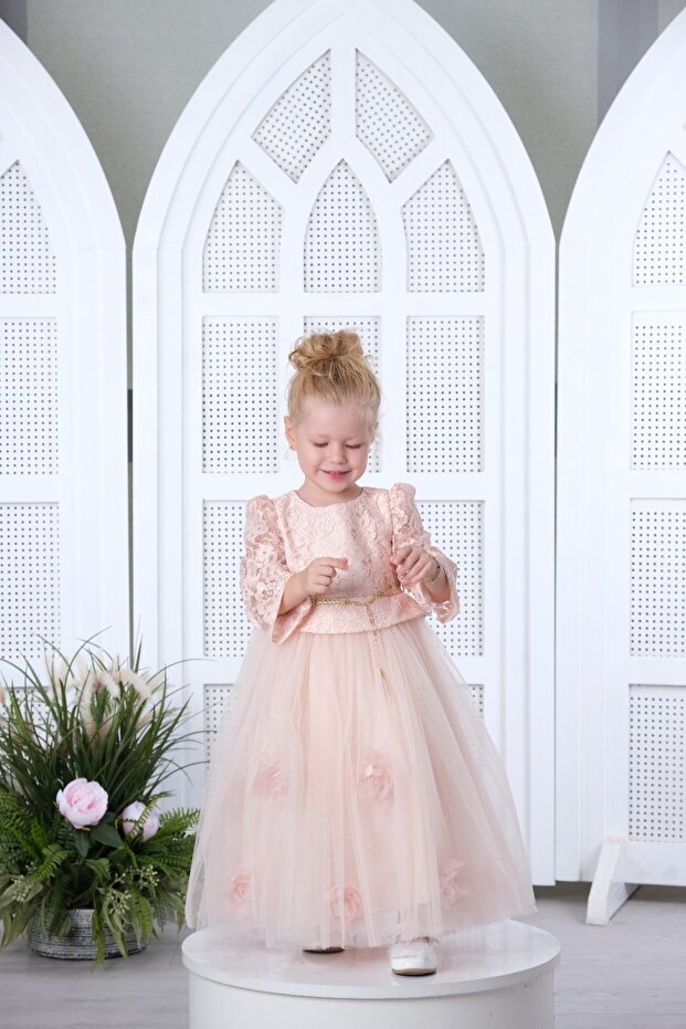 Baby Dress - Charming Salmon 3197