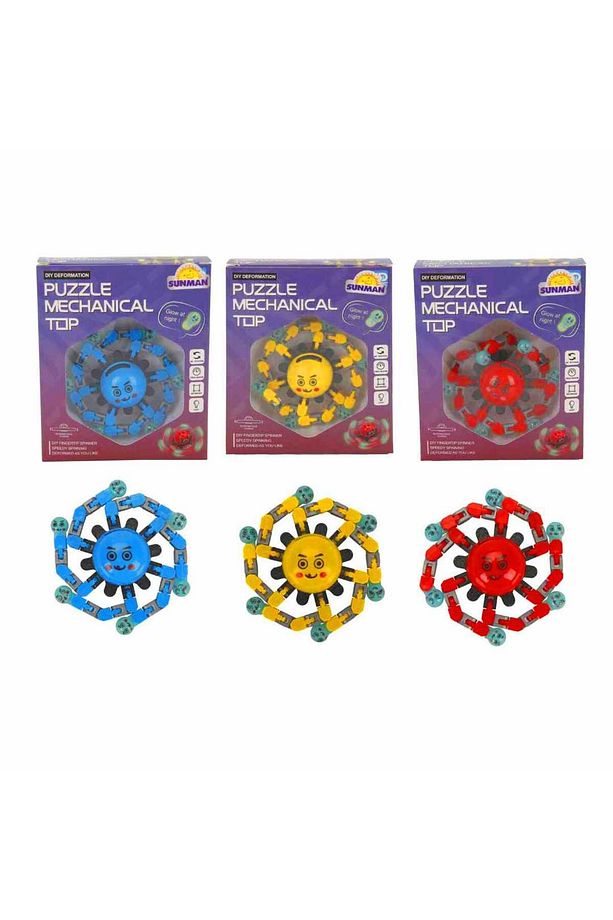 Seçtim Aldım Parmak Canavarlar Zeka Oyunu 1456 Puzzle Mechanical Top 3 - 4