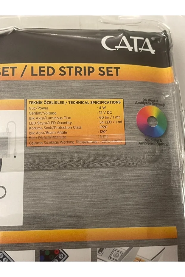 5 Mt Tak Çalıştır Kumandalı Rgb Şerit Led Aydınlatma - 6