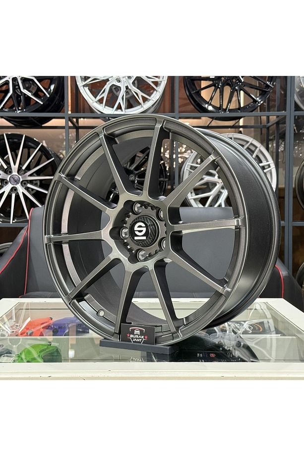18 İNÇ 5X112 SPARCO ASSETTO GARA MATT GRİ VW AUDİ SKODA SEAT  uyumluJANT MODELİ (4ADET) - 3