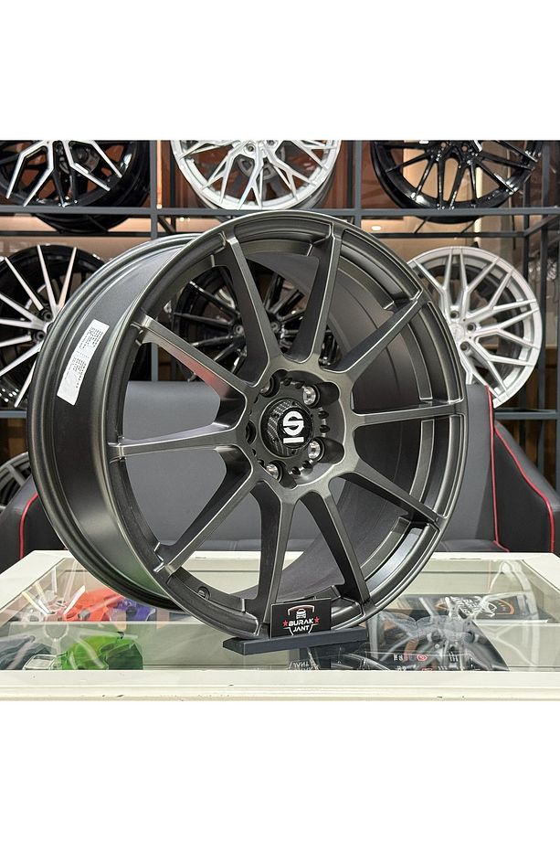 18 İNÇ 5X112 SPARCO ASSETTO GARA MATT GRİ VW AUDİ SKODA SEAT  uyumluJANT MODELİ (4ADET) - 2