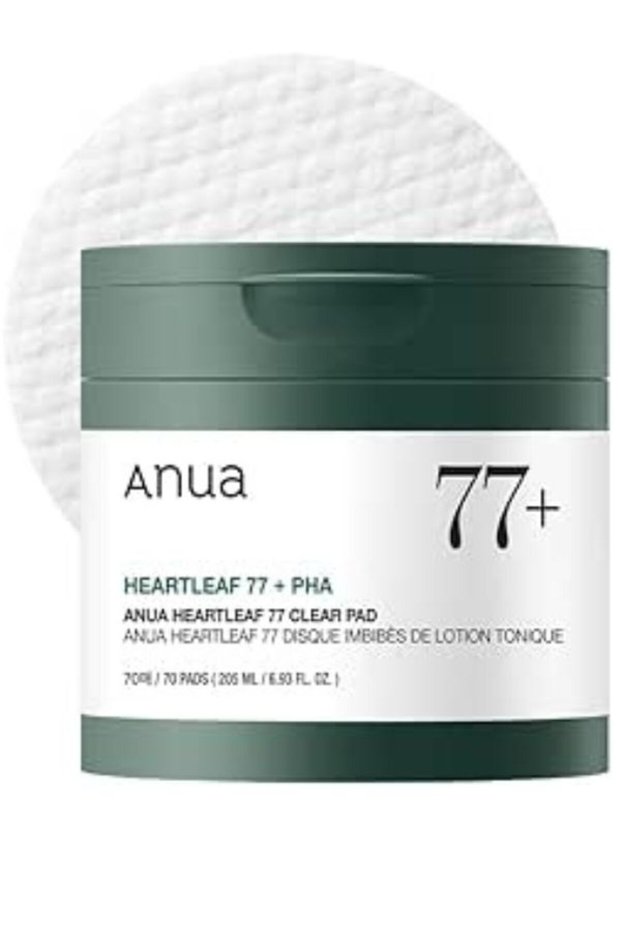 ANUA Heartleaf 77 Toner Pad, Mild Exfoliating Facial Pads for Glass Skin,(70 Pads)
