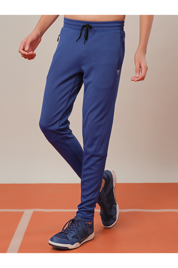 بنطال رياضي بحزام خصر متين ورباط - 1