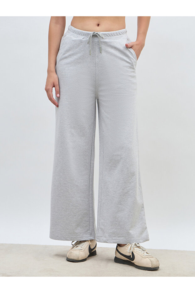 Solid Straight Leg Joggers with Drawstring - 2