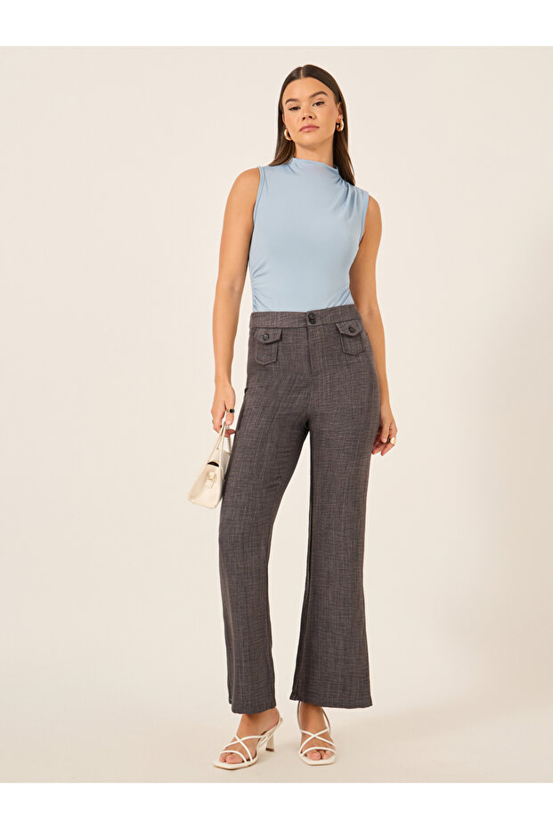 Solid Sleeveless High Neck Bodysuit - 2