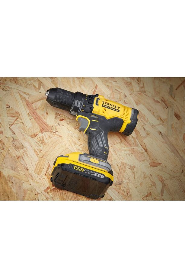 Fatmax Profesyonel 18v 2ah V20 Çift Akülü Matkap Seti Şarjlı Vidalama Makinesi - 7