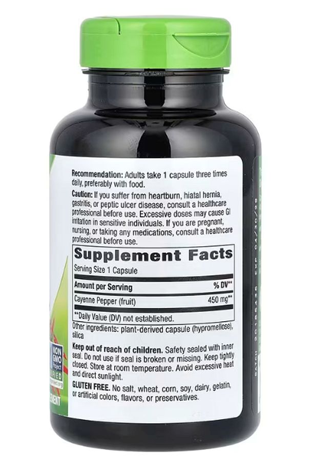 Cayenne Pepper, Traditional Digestion And Circulation, Naturally-occurring Capsaicin, - 2